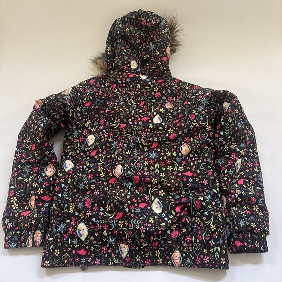 Disney Frozen Burton Winter Coat Snowboard Jacket DryRide Kid Girls Large 14/16 - Picture 6 of 10